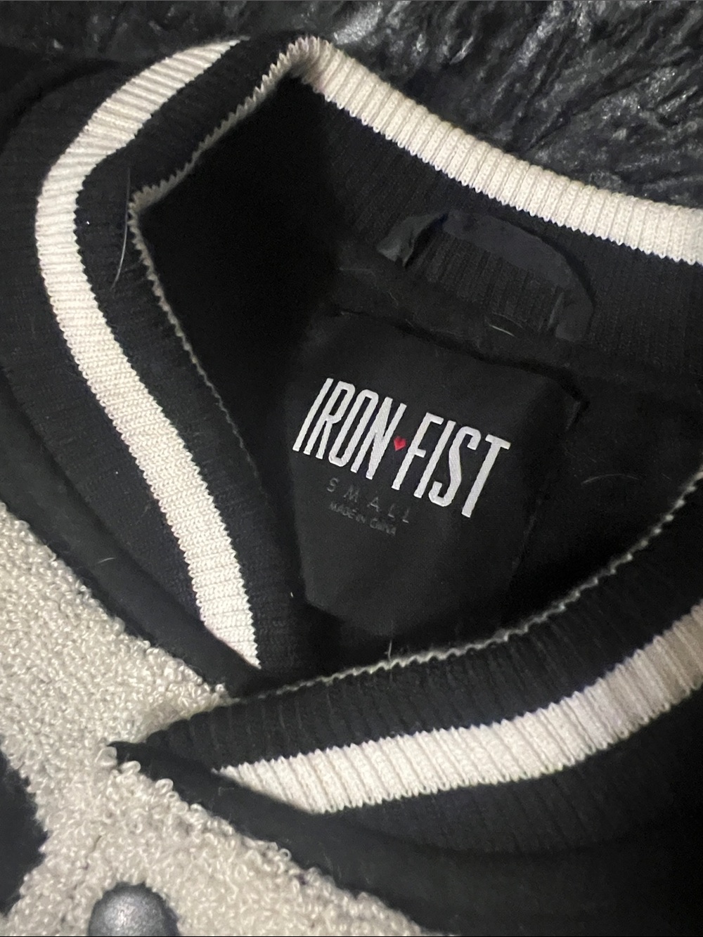 Iron Fist Skeleton Varsity Jacket - Picture 5 of 7
